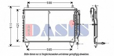 AKS DASIS 121940n -  Конденсатор, кондиционер